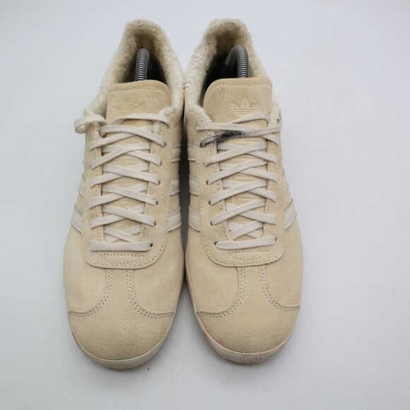 Adidas Gazelle Men's Size 9.5 Ecru Tint Suede Classic Sneakers EE5501 - Picture 2 of 10